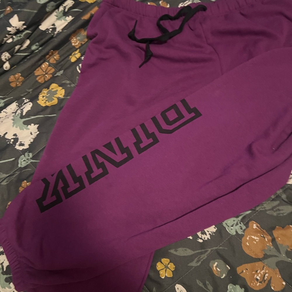 Purple sweats